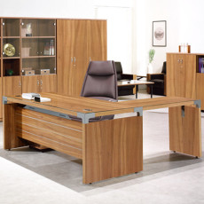 뉴토스카 로즈오크 책상[투명유리]