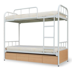 SH-1008-2 철제2인용침대 서랍형(매트포함)