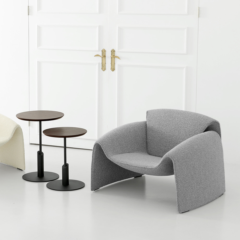 테일러 라운지 체어. Taylor lounge chair (아이보리)