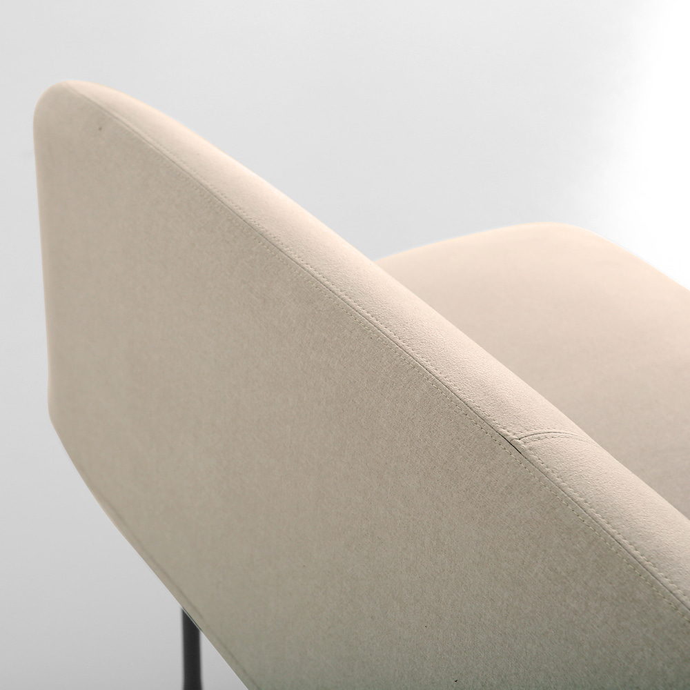 리파 싱글 소파. Lipa single sofa (크림)