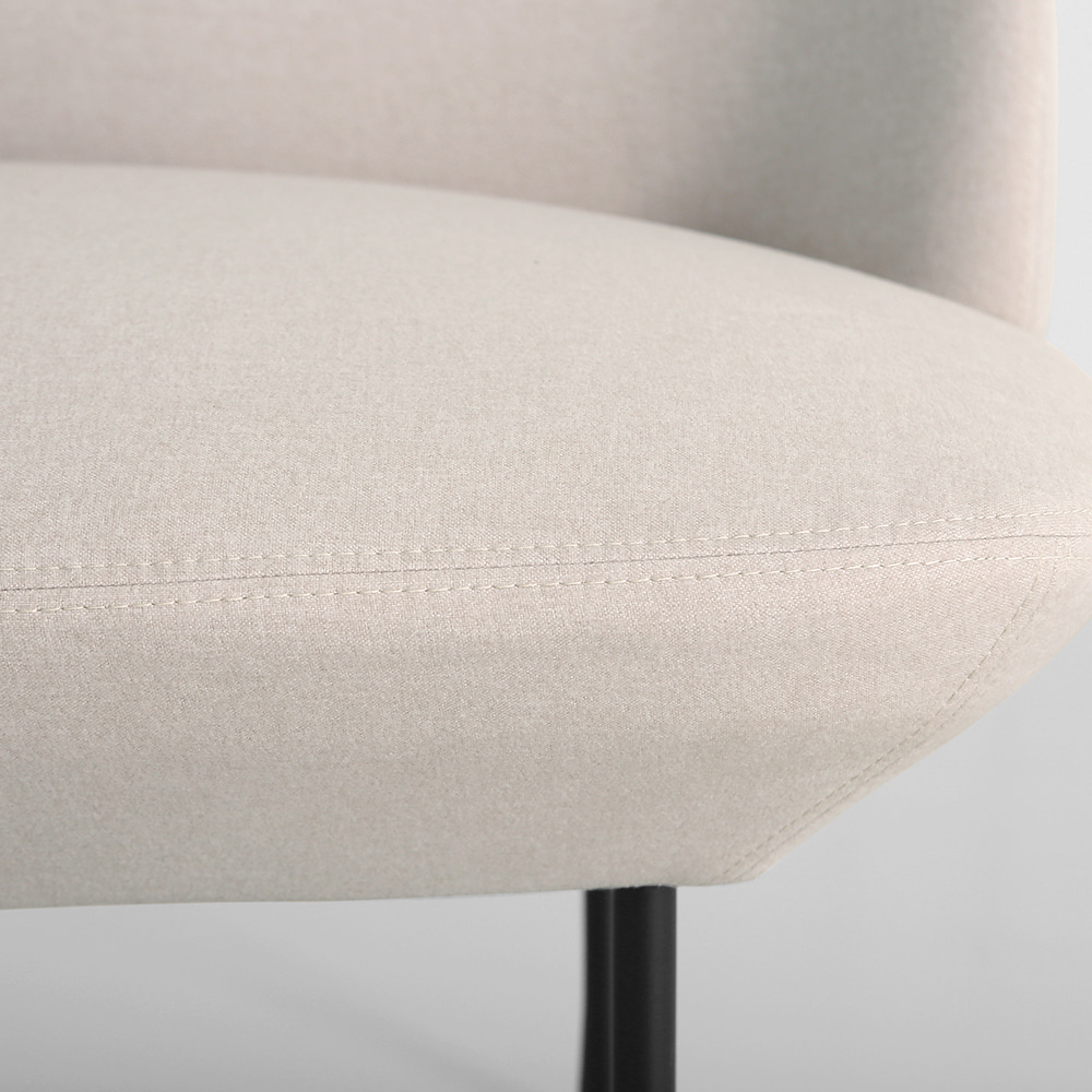 리파 싱글 소파. Lipa single sofa (크림)