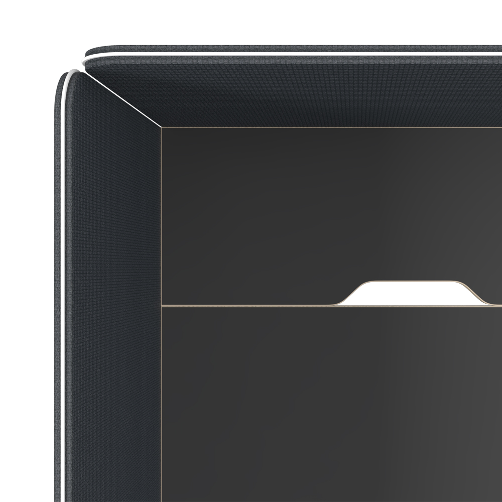 패브릭 풀스크린 (챠콜블루)