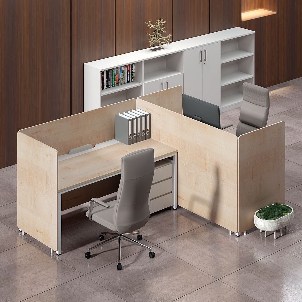 베르토 원터치 목재 파티션 (메이플)