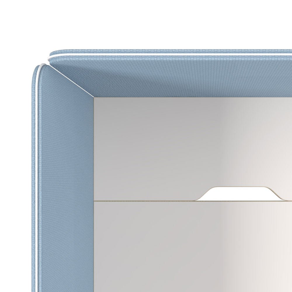 베르토 원터치 패브릭 파티션 (블루)