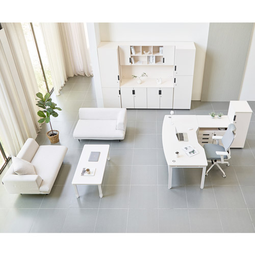 피디에프 P-DF 팀장용책상(목재가림판)