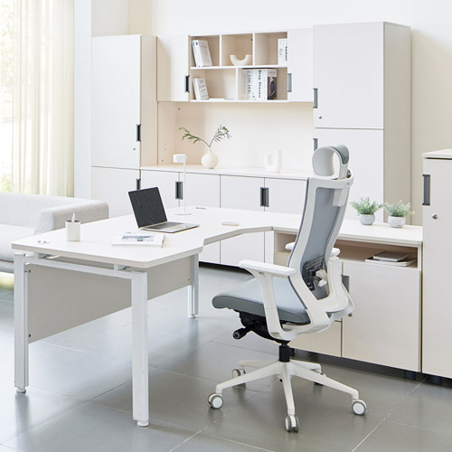 피디에프 P-DF 팀장용책상(목재가림판)