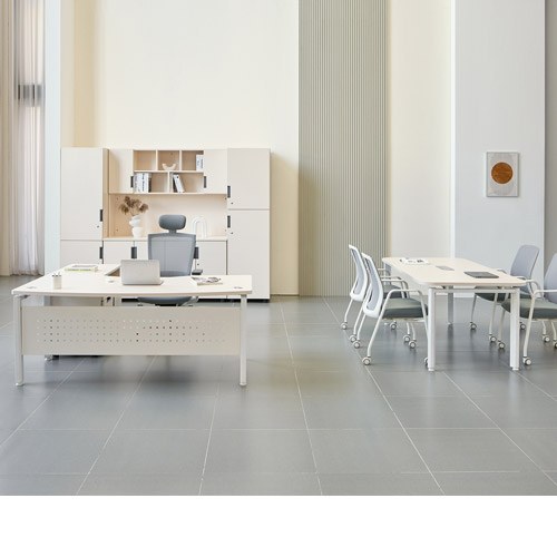 피디에프 P-DF 팀장용책상(타공가림판)