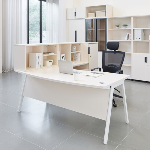 에이라인 팀장용책상(목재가림판)