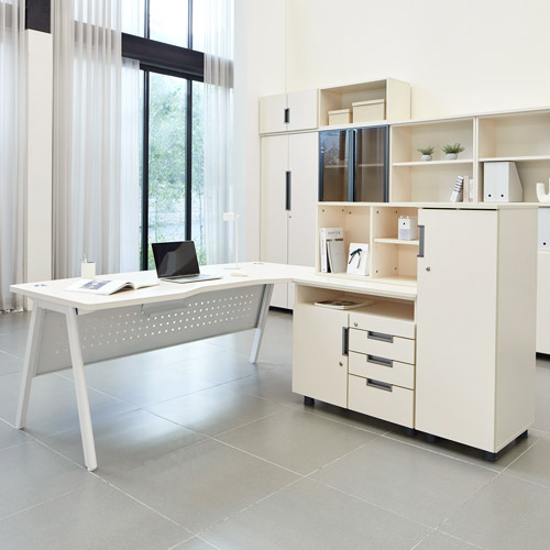 에이라인 팀장용책상(타공가림판)