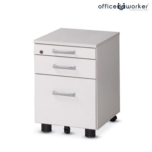 오피스워커 3단이동서랍 (화이트)