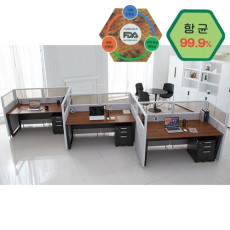 45T 비스포크 PVC 유리투톤파티션 (H1500) : 향균고급원단