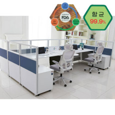 45T 비스포크 PVC 자석 유리투톤파티션 (H1500) : 향균고급원단
