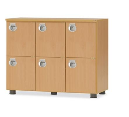 SL-PL2333 3열 2단 사물함 (1164×400×850mm)