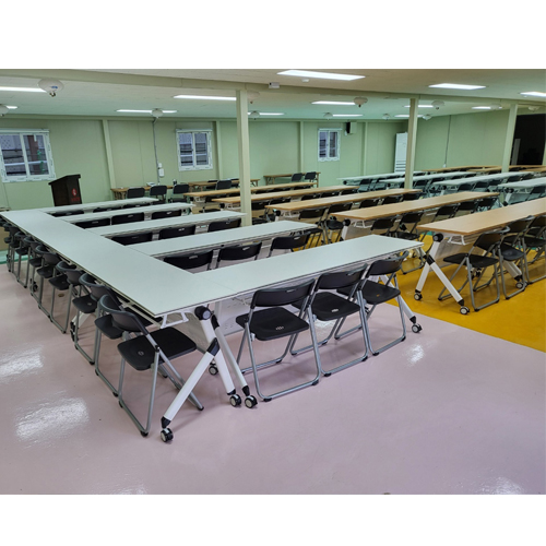 맥스X형 세미나테이블 (D500/가림판포함)