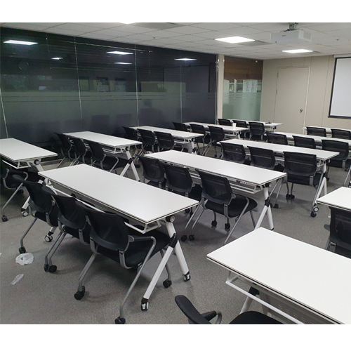 맥스X형 세미나테이블 (D450/가림판포함)